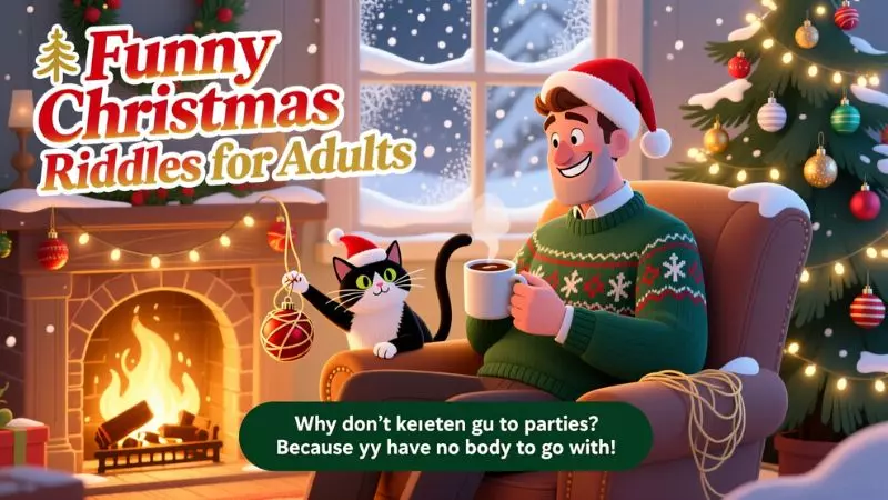 Funny Christmas Riddles for Adults