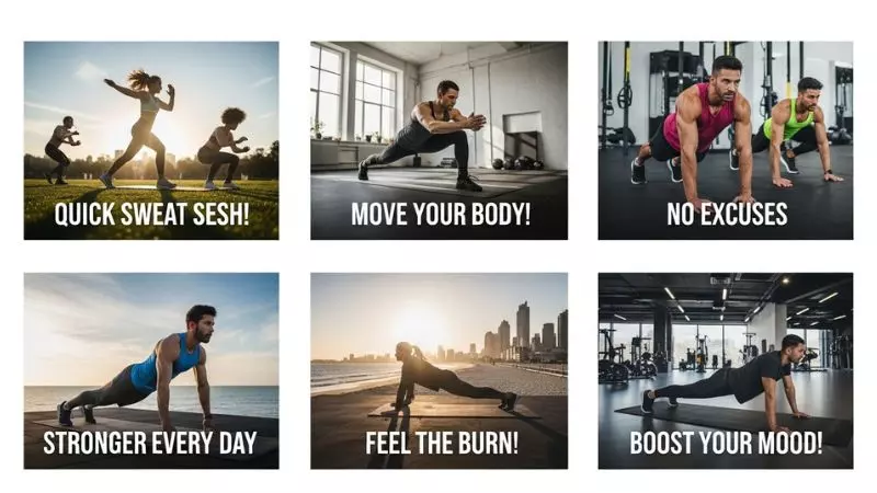 Short Workout Captions for Instagram