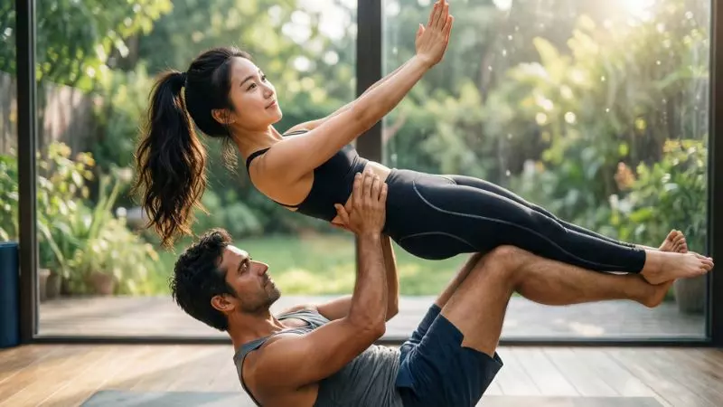 Acro Yoga Captions for Instagram